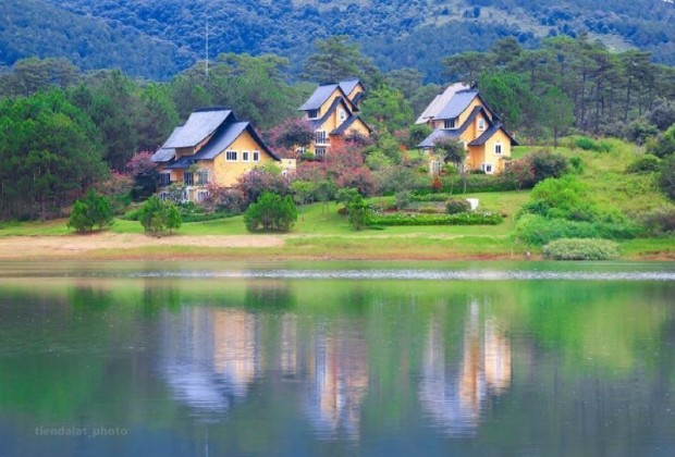 Bình An village – Khách sạn view hồ Tuyền Lâm