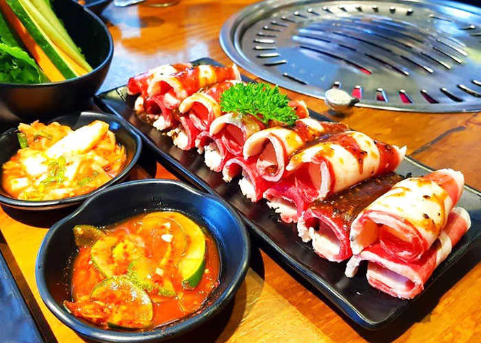 Quán ăn trưa phong cách Hàn Quốc