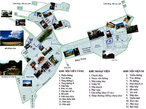 Bản đồ khu vực Thiền Viện Trúc Lâm