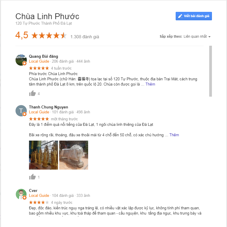 Review chùa Linh Phước 