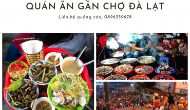 Quán ăn gần chợ Đà Lạt
