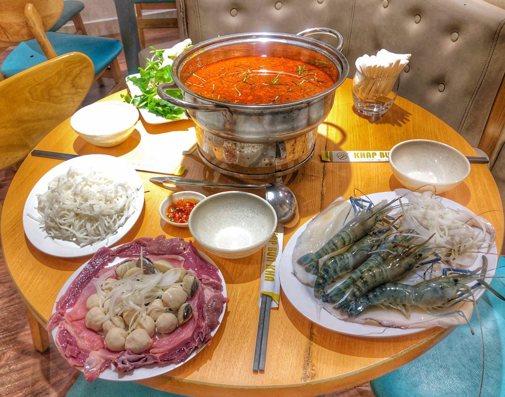 Món ăn tại Khap Bun Kha
