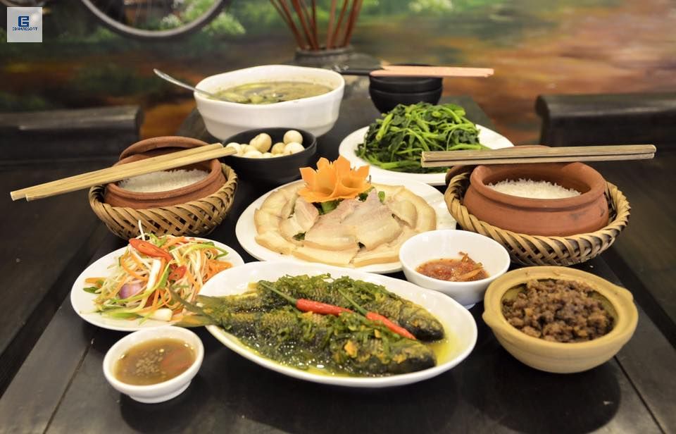Nhà hàng Làng Nghệ - Nhà hàng Đà Nẵng thiên về món ăn xứ Nghệ