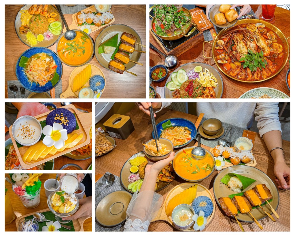 Thực đơn đa dạng của The Thai Cuisine