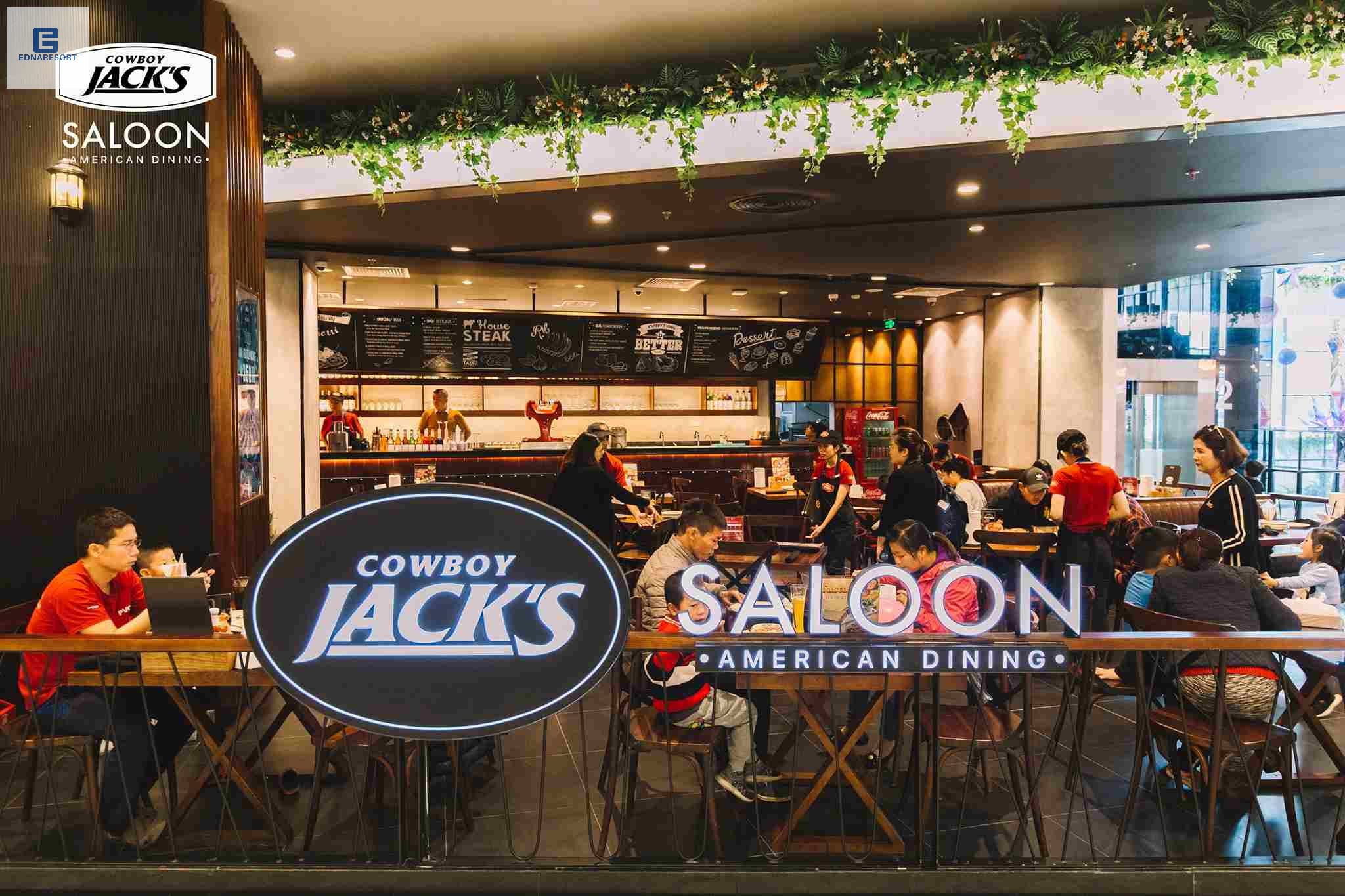 Nhà hàng mang phong cách Âu Mỹ – Cowboy Jack’s Saloon