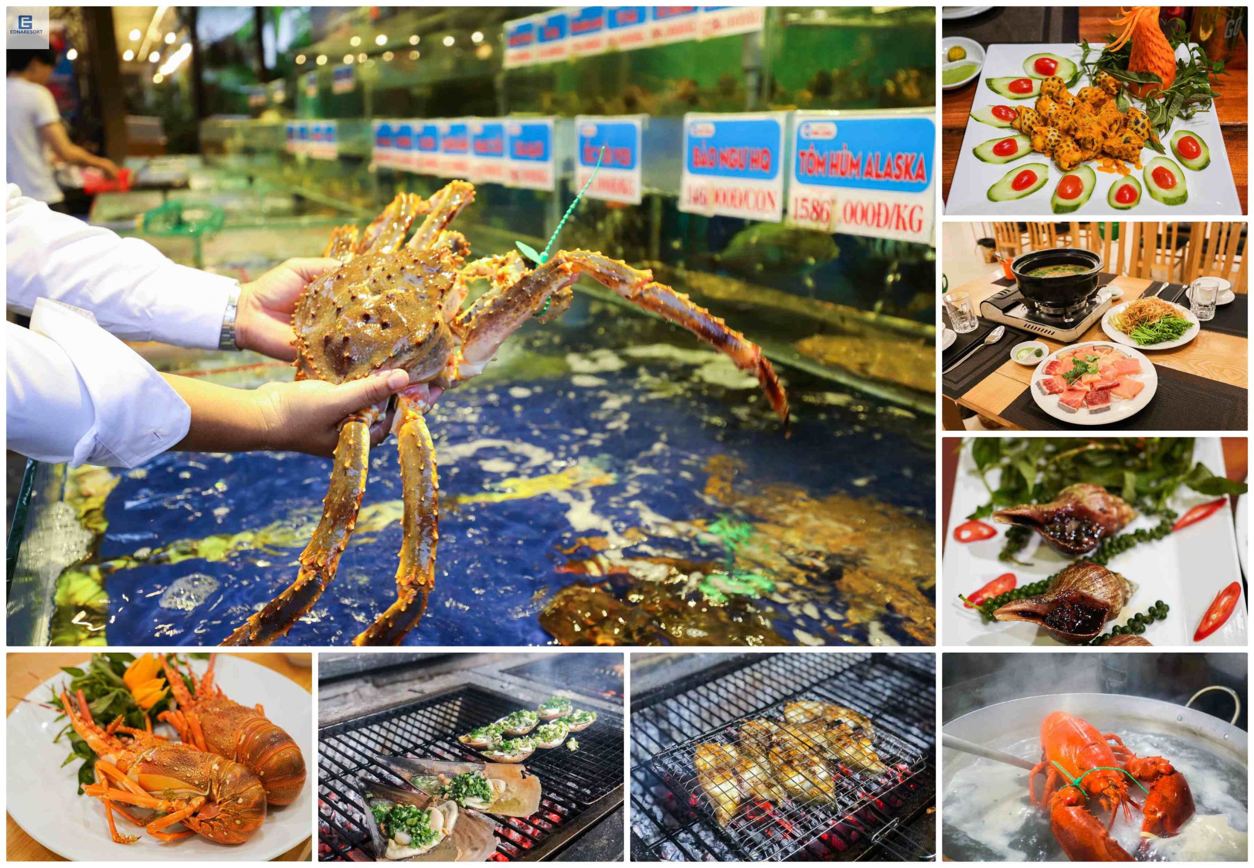Các nhà hàng hải sản Đà Nẵng nổi tiếng, không gian đẹp